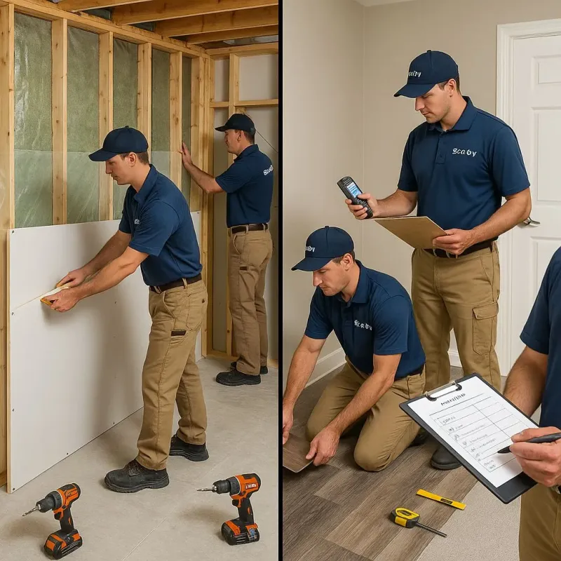 Repairs and Reconstruction process in Hastings, PA